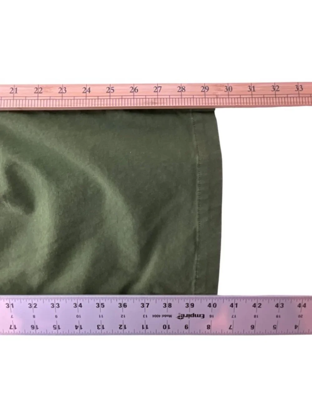 J.Crew Lizzie Pants Womens 27 Green Wide Leg Patch Pocket Stretch Twill Casual